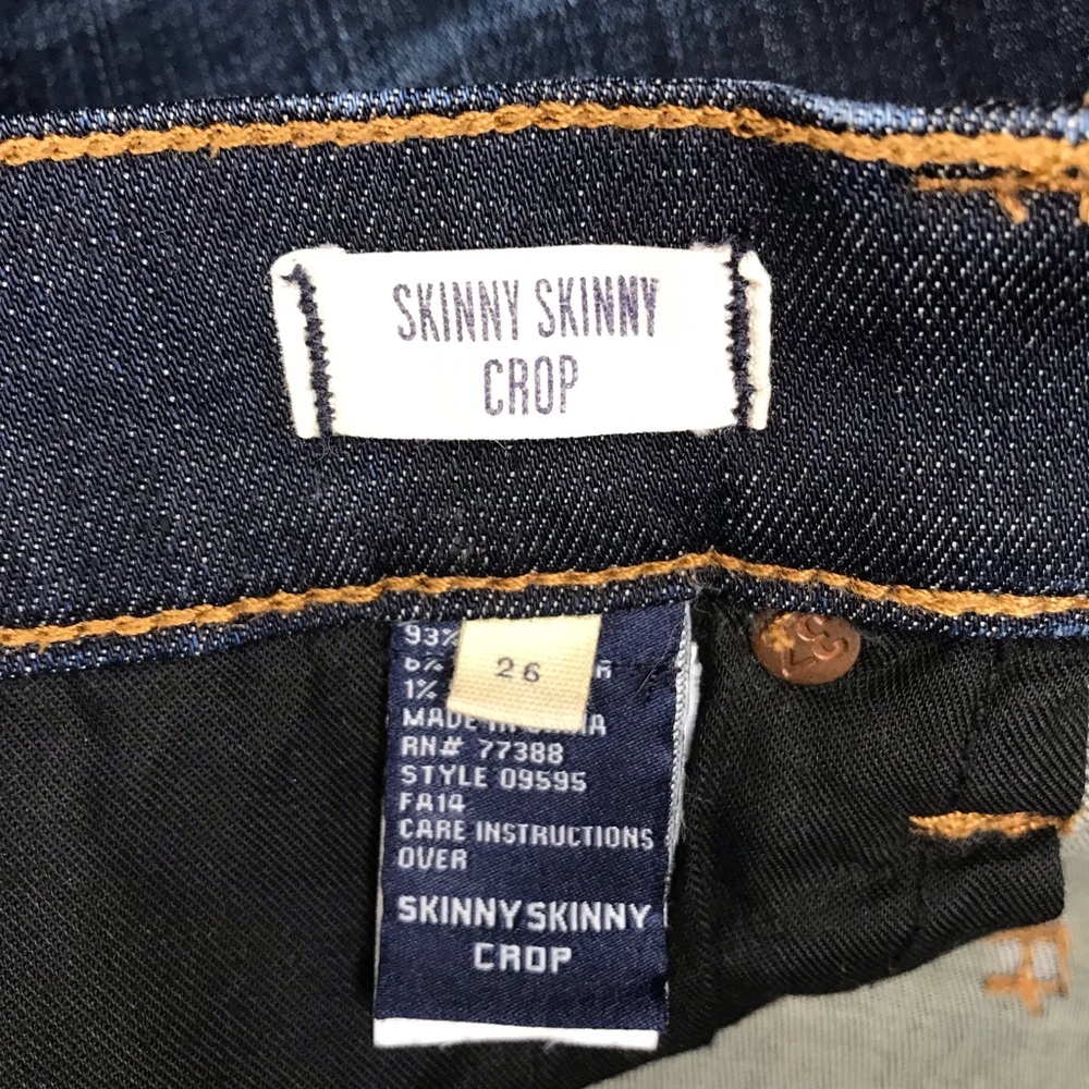 Madewell 93% Cotton Skinny Crop Women’s Jeans 26 - Picture 14 of 17